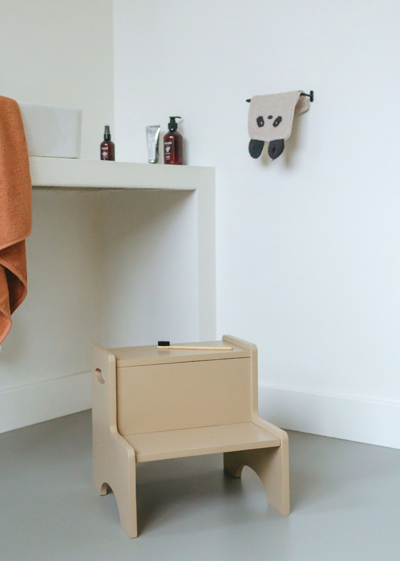 Step Up Children'S Stool 34x33 cm, Beige from Nofred | RoyalDesign