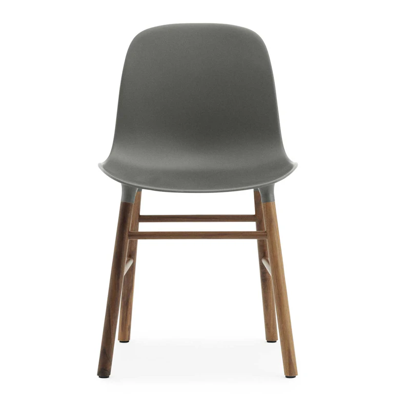Form Chair Walnut Frame, Grey