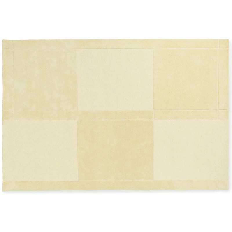 Level Rug 200x300 cm, Light Yellow