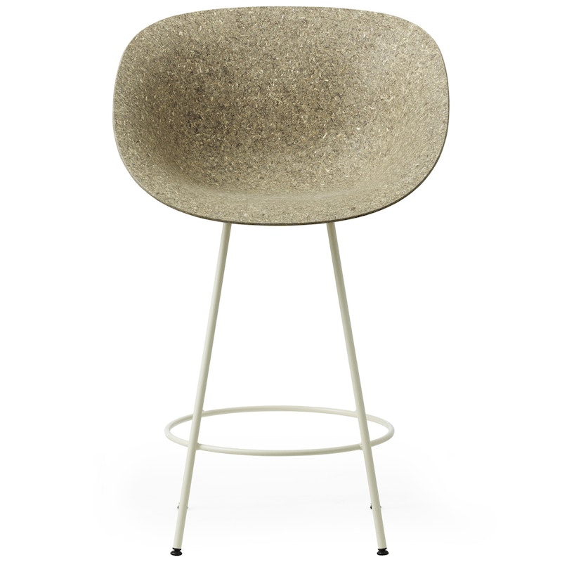 Mat Bar Chair Armchair 65 cm, Seaweed / Cream