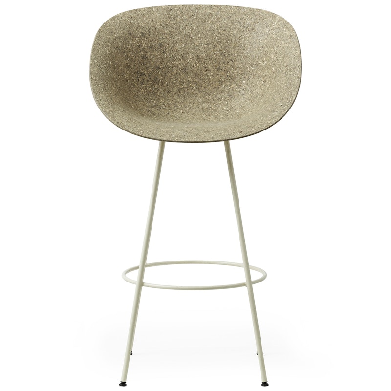 Mat Bar Chair Armchair 75 cm, Seaweed / Cream