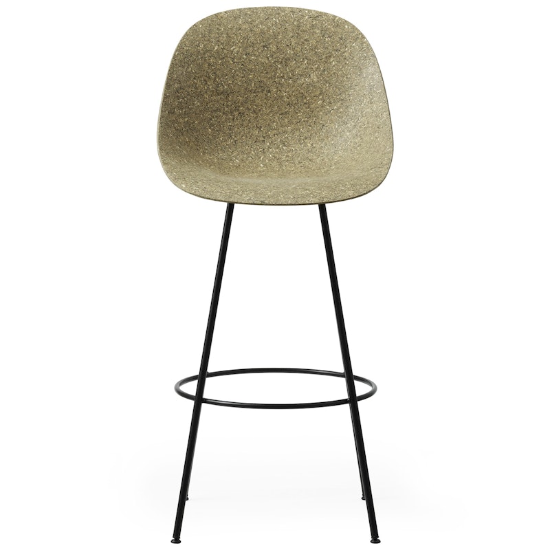 Mat Bar Chair 75 cm, Seaweed / Black