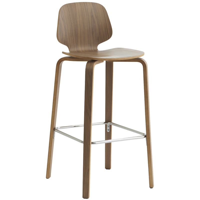 My Chair Bar Stool 75 cm, Walnut