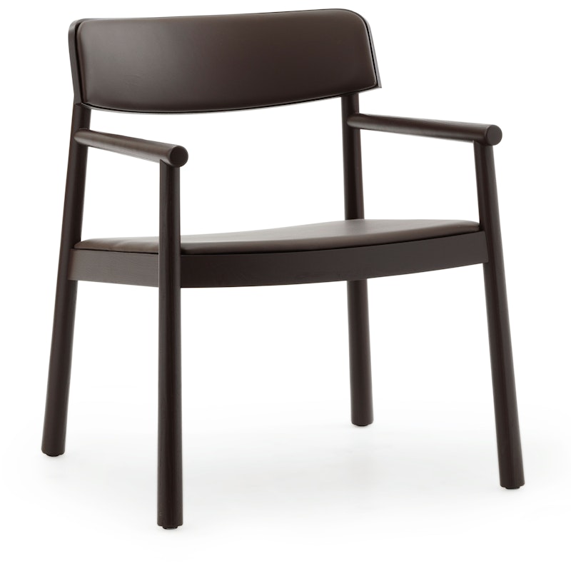 Timb Armchair, Brown / Ultra Leather Chocolate