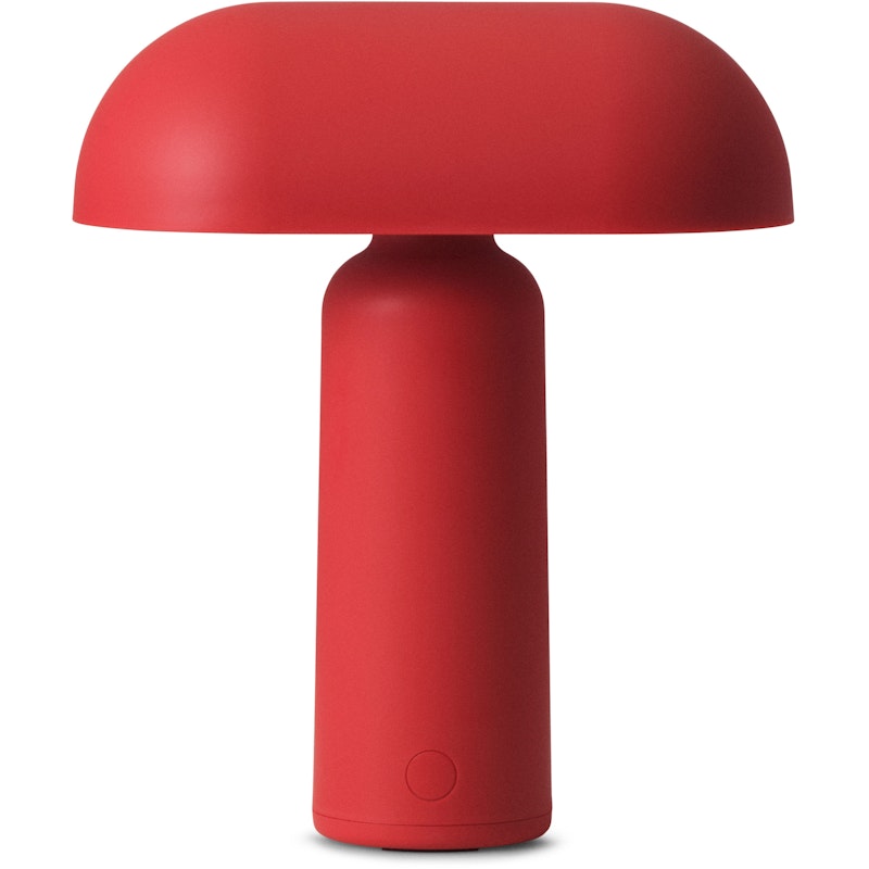 Porta Table Lamp Portable, Bright Red