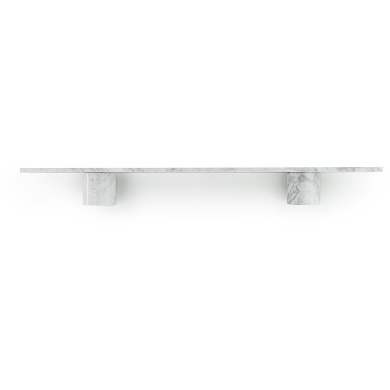 Sten Wall Shelf 120 cm, White Marble