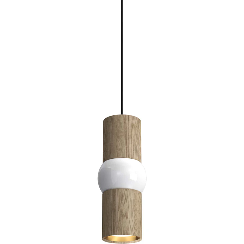 Lightbone Pendant Small, Naturlig Ek