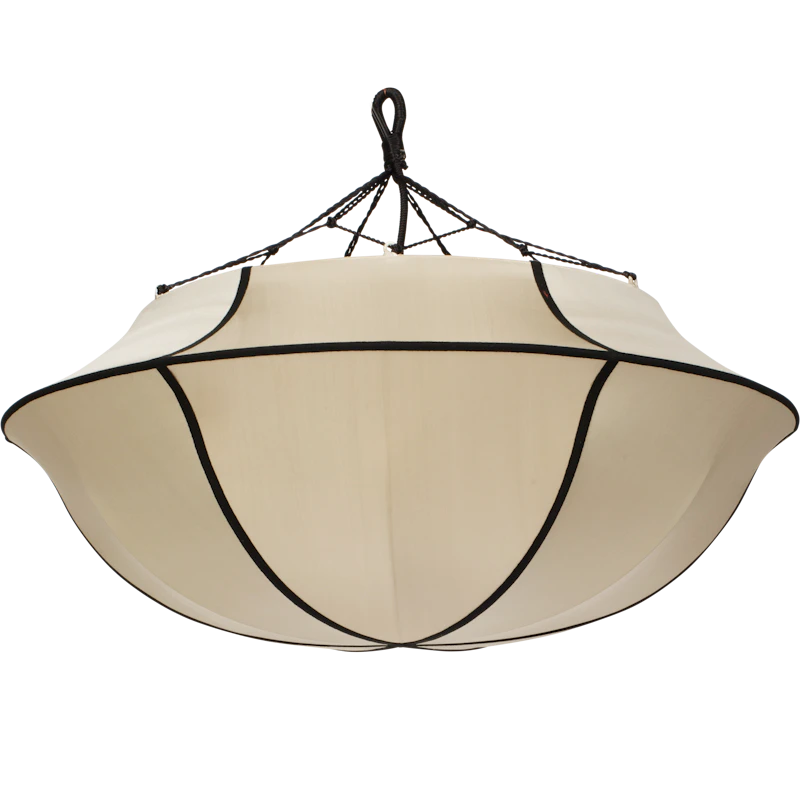 Indochina Lampshade Umbrella, Classic / Black