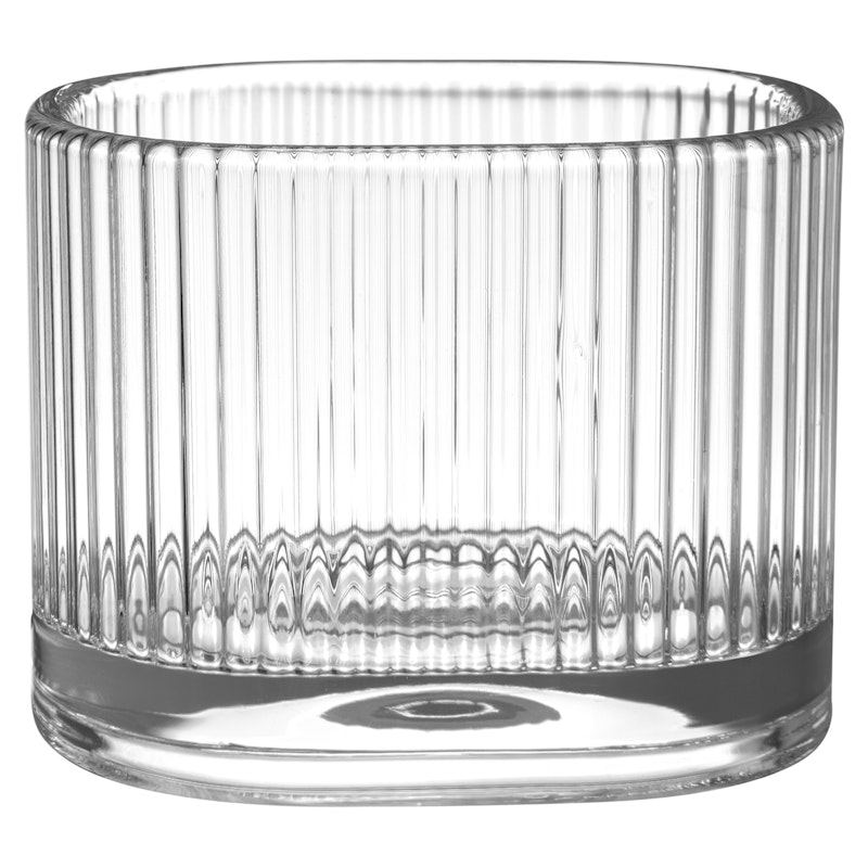 Magica Candle Holder Super Ellipse 70 mm, Clear