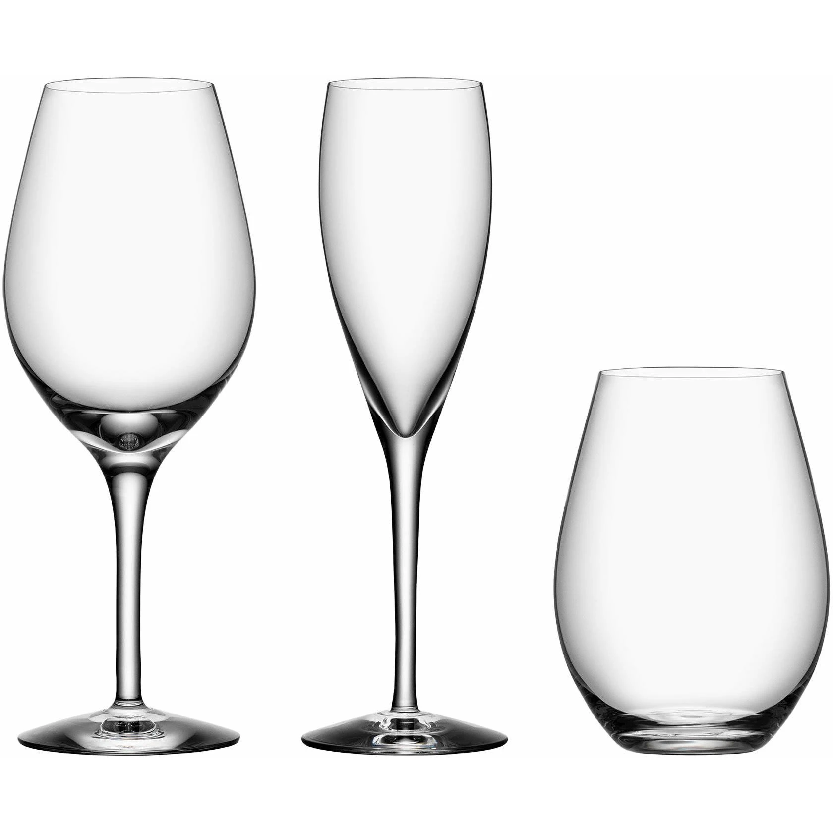 Orrefors Nick and Nora Glasses