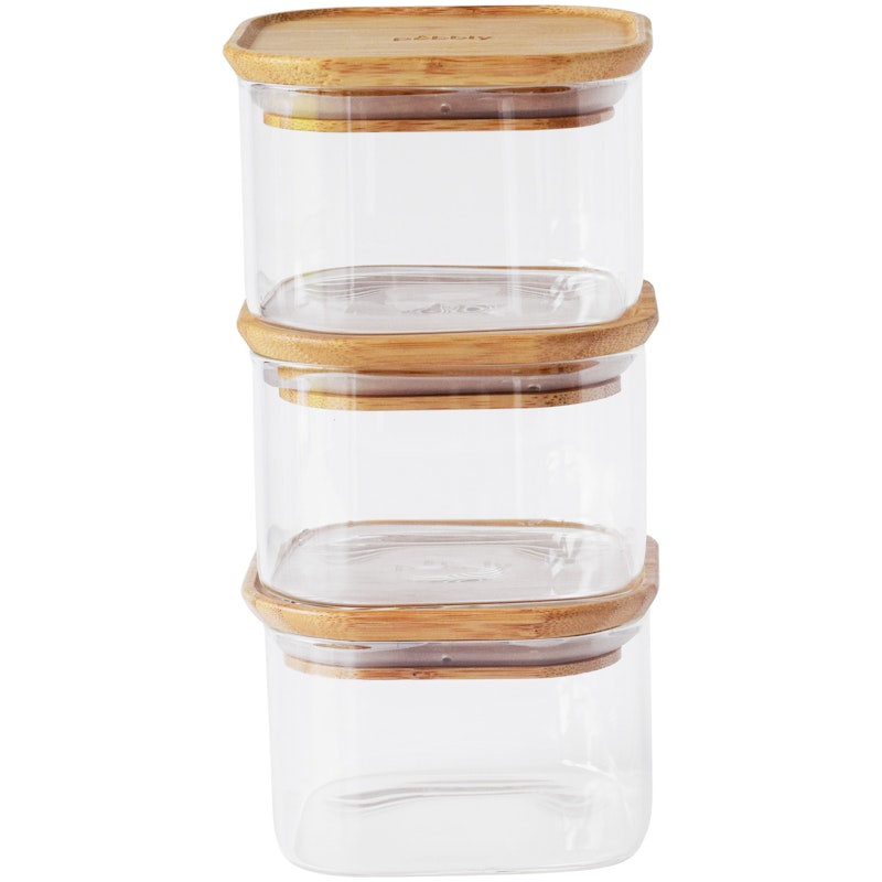 Glass Jars With Lid 3-pack, 3x 50 cl