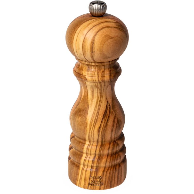 Paris Pepper Mill Olive Wood, 18 cm