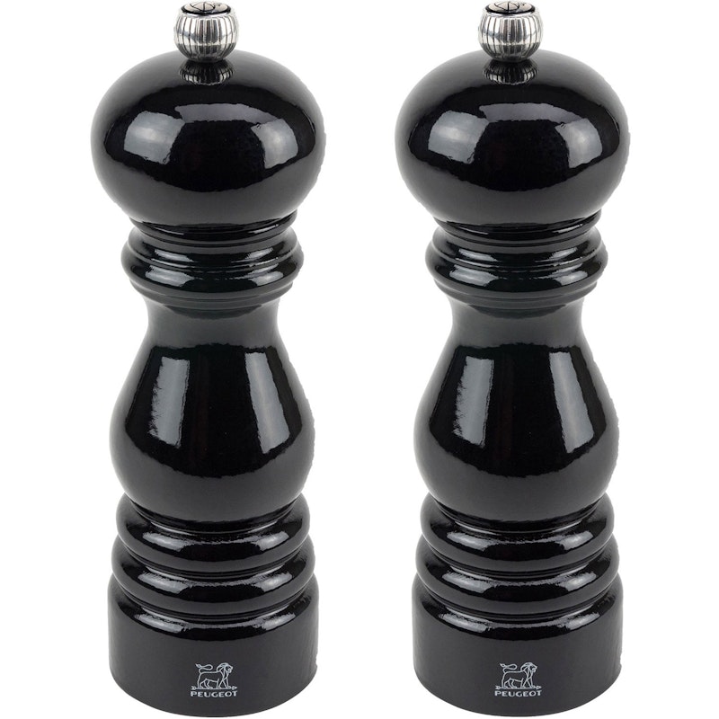 Paris Salt And Pepper Mill Set 2-pack 18 cm, Black | RoyalDesign