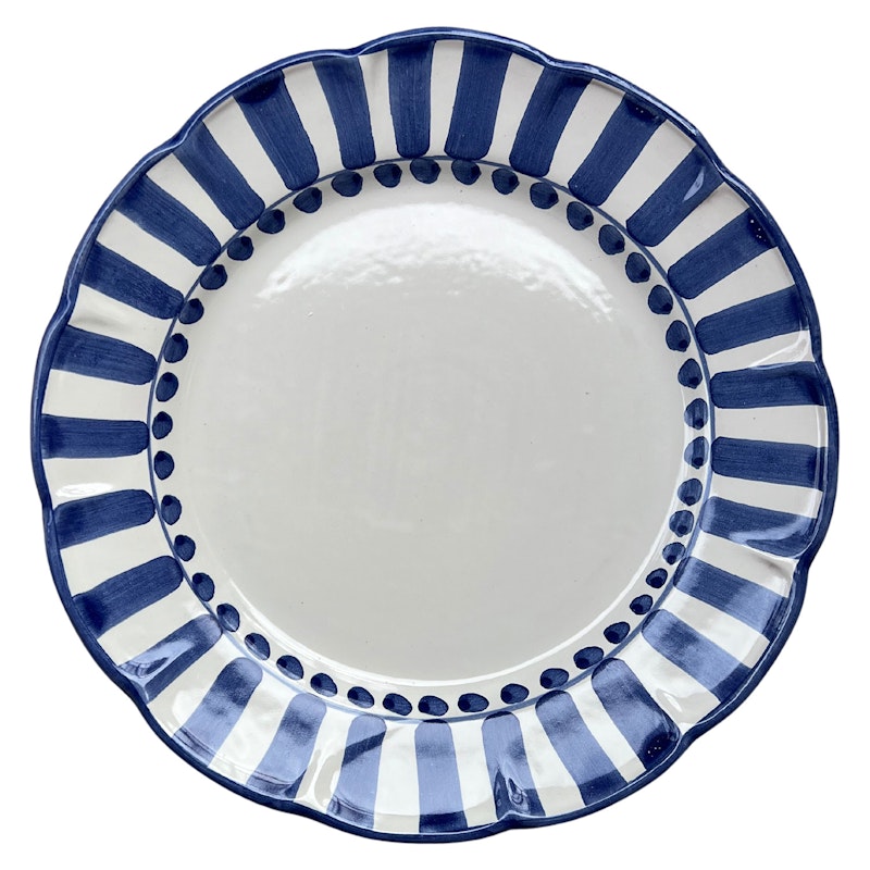 Riviera Dinner Plate 26 cm, Blue