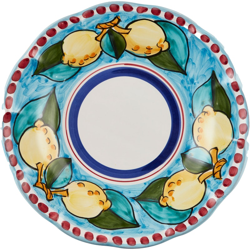 Sorrento Limone Deep Plate, 23,5 cm