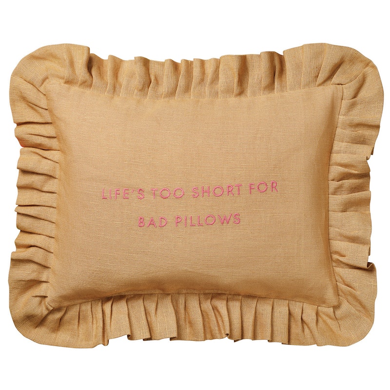 Quote Cushion Cover 30x40 cm, Harvest Yellow