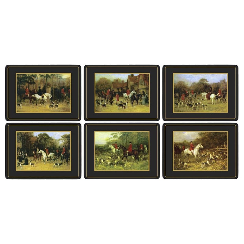 Tally Ho Placemats 23x30 cm, Set of 6