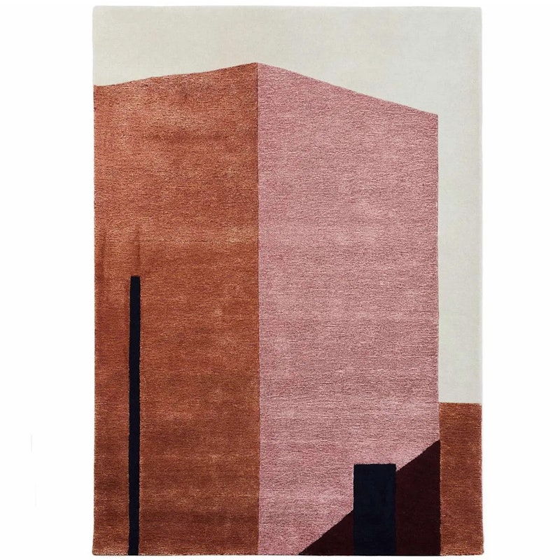 Arqui 1 Rug 200x300 cm, Red/Peach