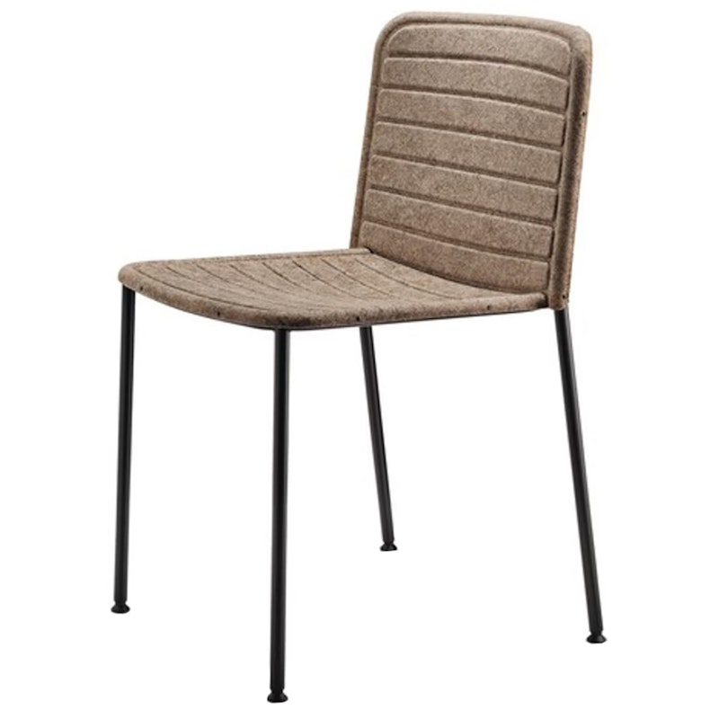Flax Stacker Dining Chair, Beige