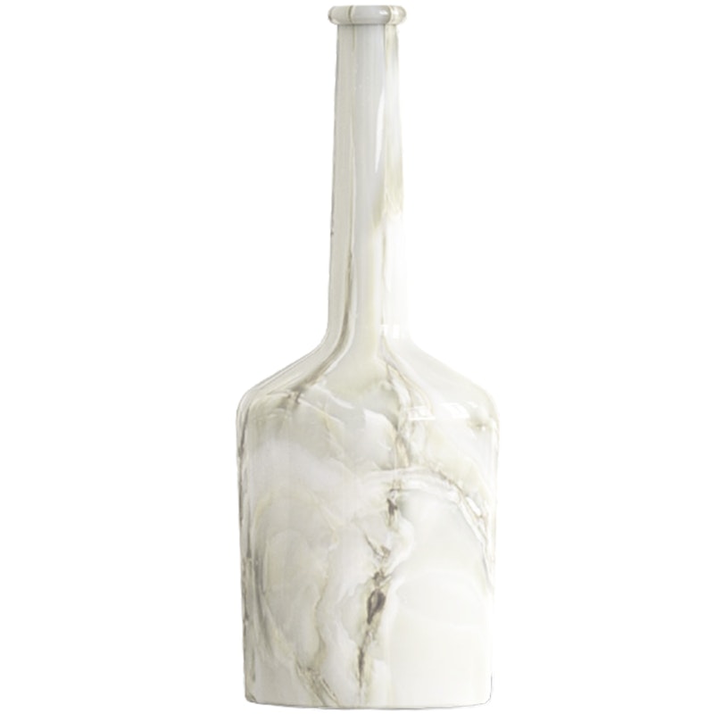 Heritage Whiskey Candle Holder, White