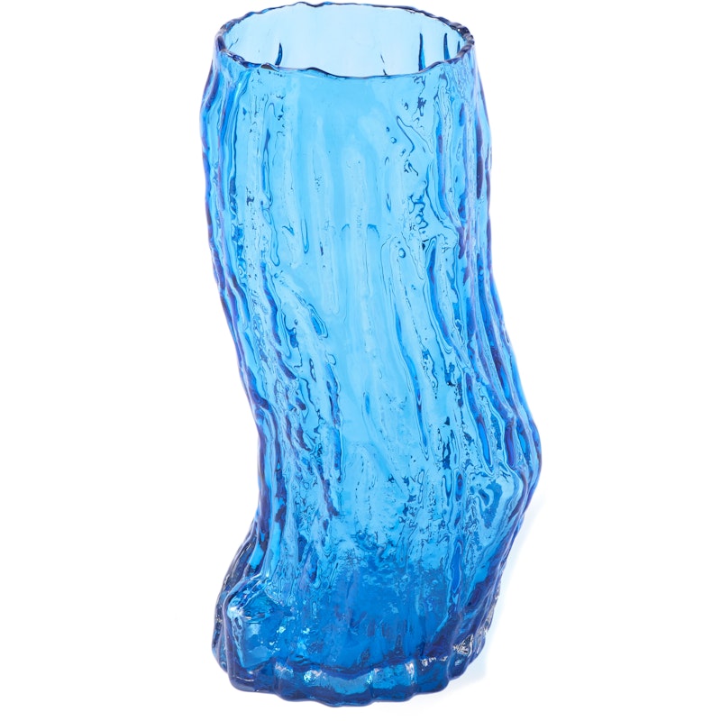 Tree Log Vase Dark Blue, 44 cm