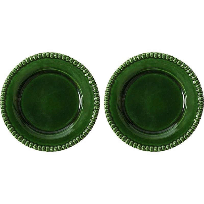 DARIA Plate 22 cm 2-pack, Moss