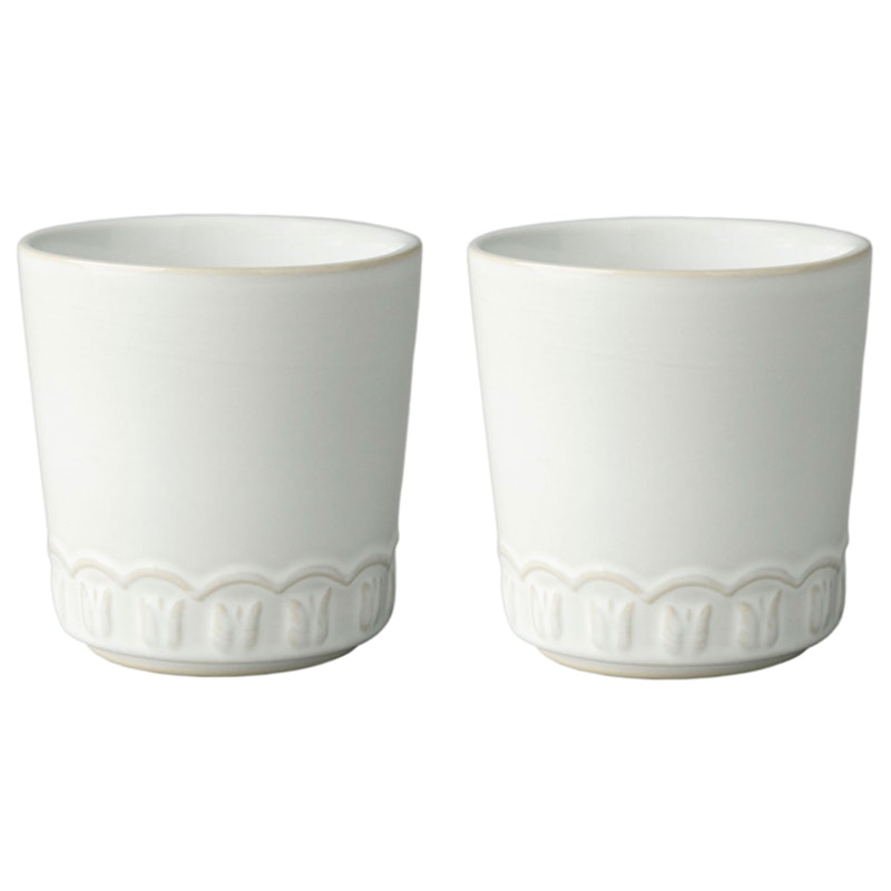 Tulipa Cup 20 cl 2-pack, White