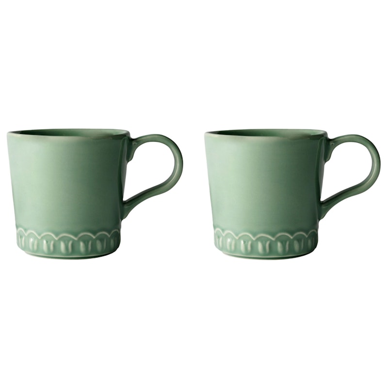 Tulipa Mug 40 cl 2-pack, Verona Green