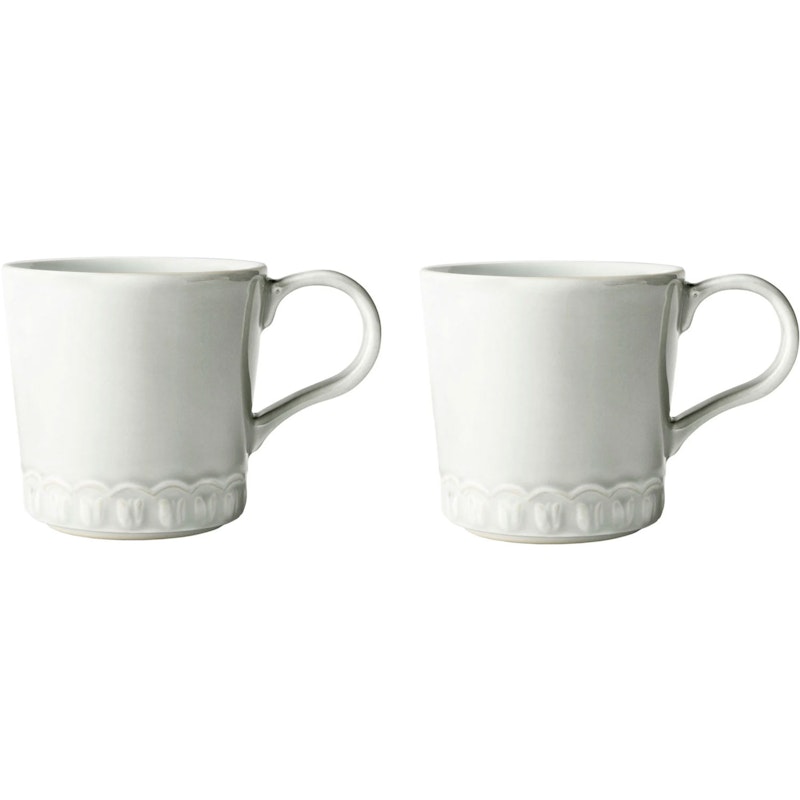 Tulipa Mug 40 cl 2-pack, White