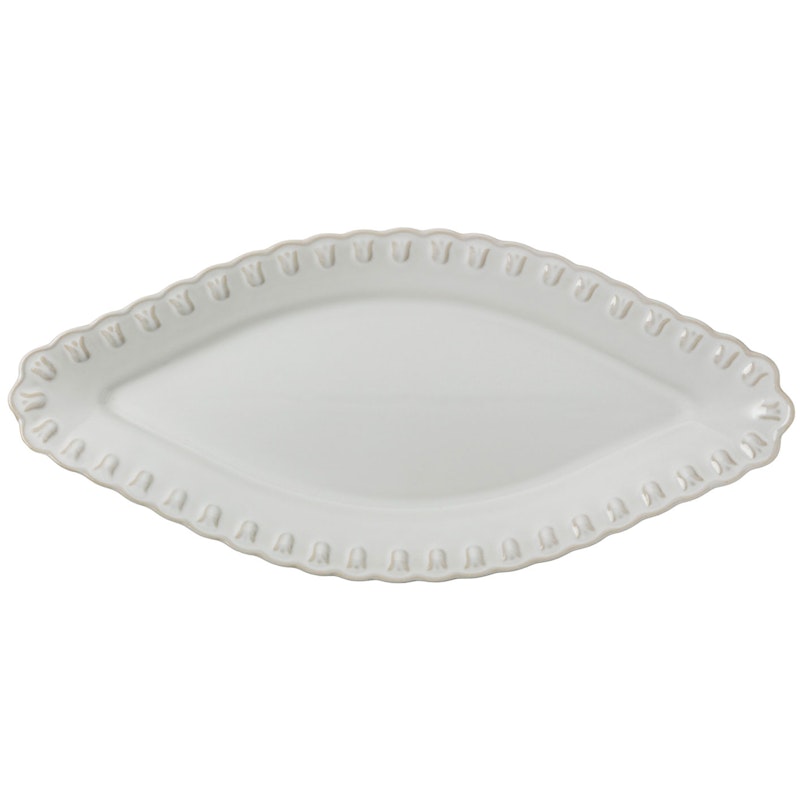 Tulipa Serving Dish 20x45 cm, White