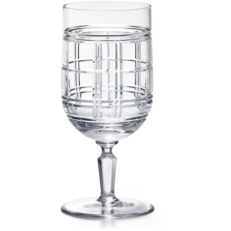 Hudson Plaid Drinking Glass