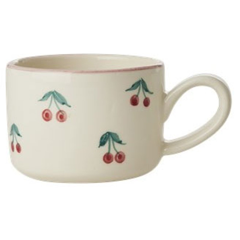 Cappuccino Cup Ceramic 20 cl, Cherries