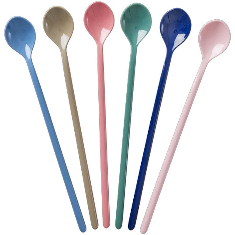 Café Latte Spoon Melamine 6-pack, A New York Minute