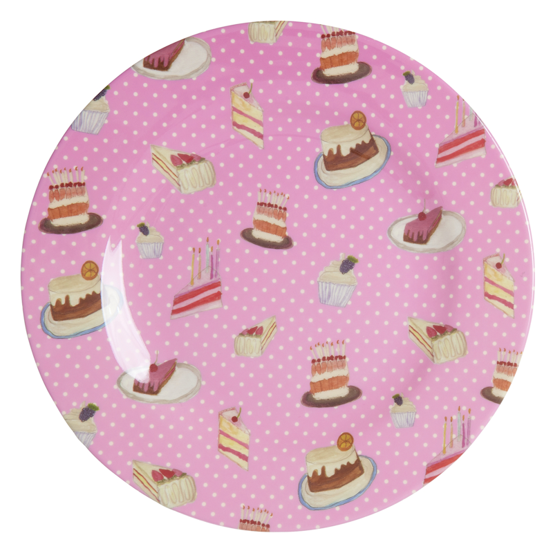 Melamine Plate, Sweet Cake