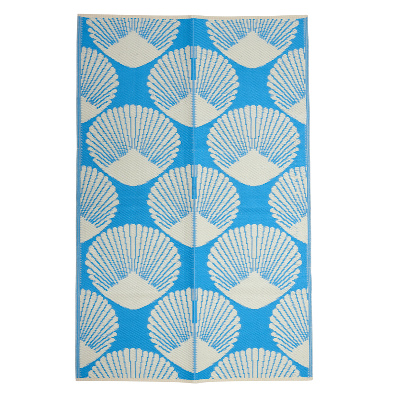 Plastic Mat 120x180, Blue Sea Shell