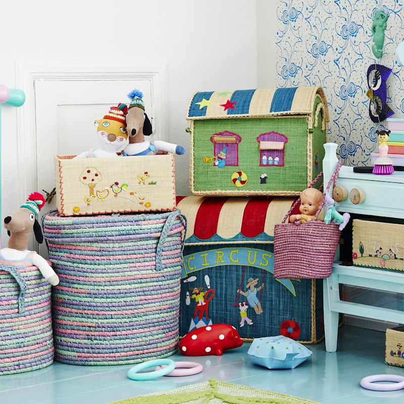 Large Toy Box Chest,Collapsible Sturdy Storage Bins With