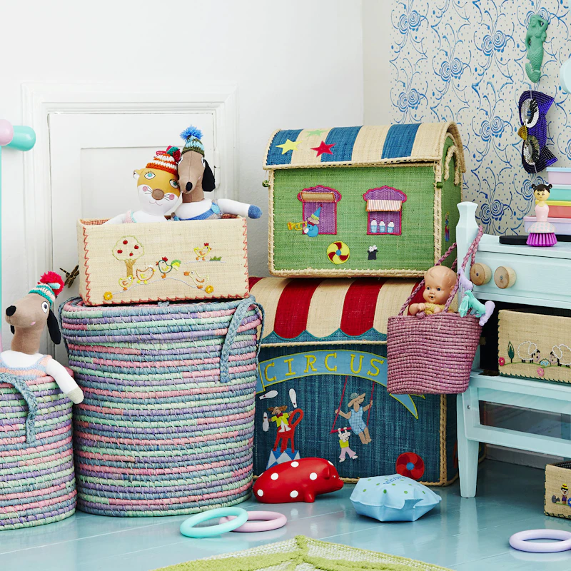 Storage Basket 3 Pieces, Circus from RICE | RoyalDesign