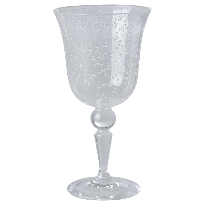 Wine Glass, Bubble Clear