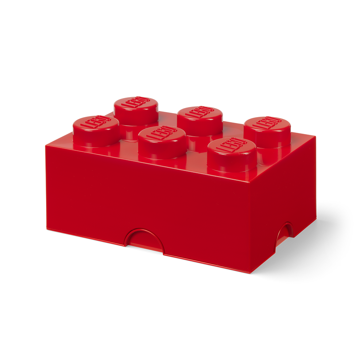 LEGO® Brick Storage Box Knobs, Red RoyalDesign