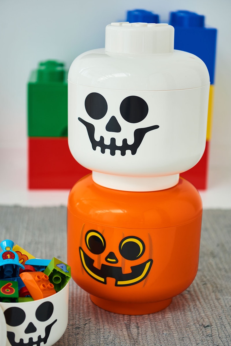 LEGO Storage Box Head Large Skeleton RoyalDesign