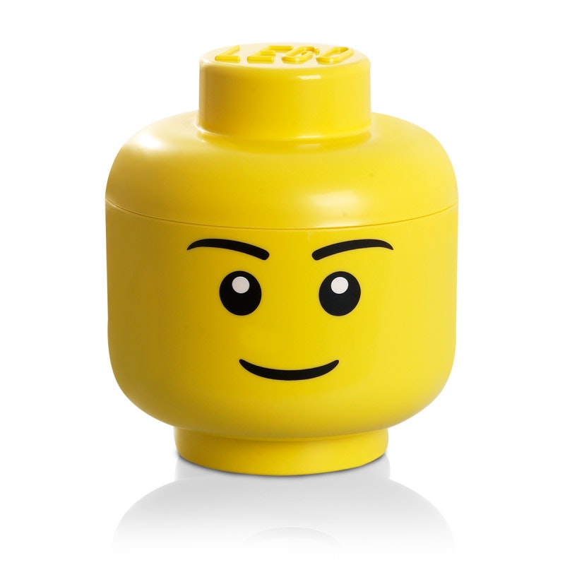 LEGO Storage Box Head Large Boy from Room Copenhagen RoyalDesign