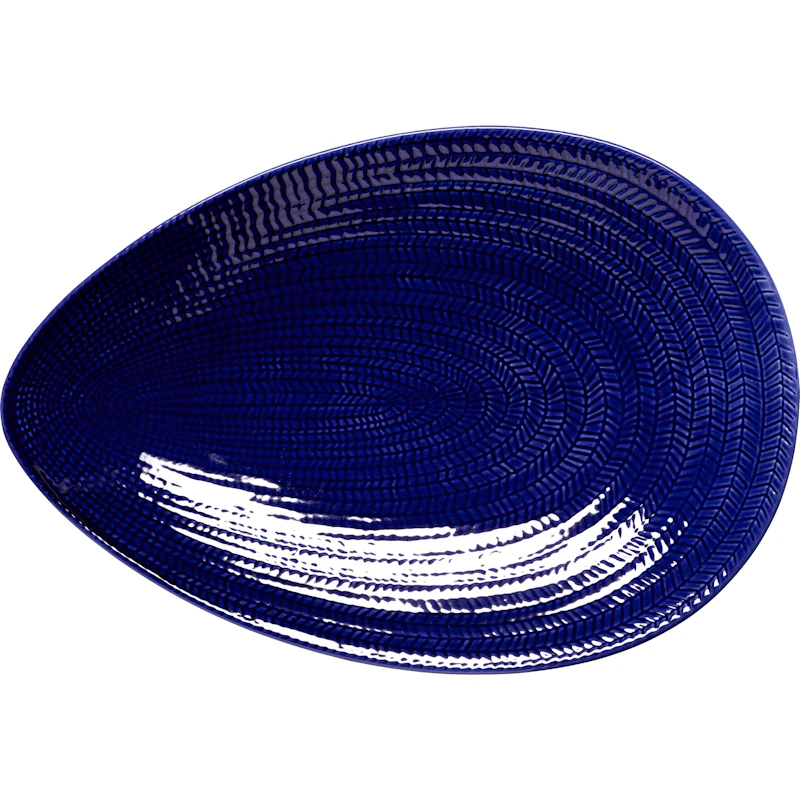 Blå Eld serving platter 20x29cm blue