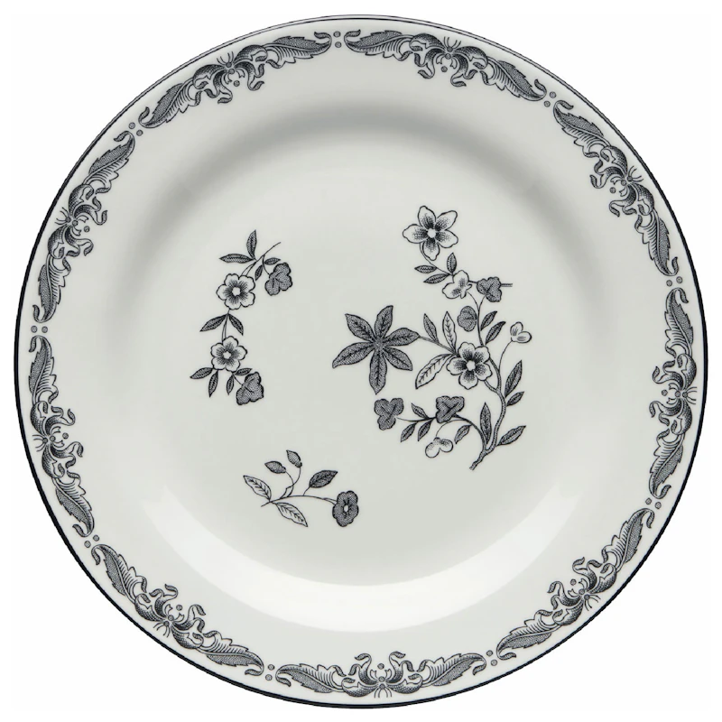 Ostindia Black Plate, 21 cm