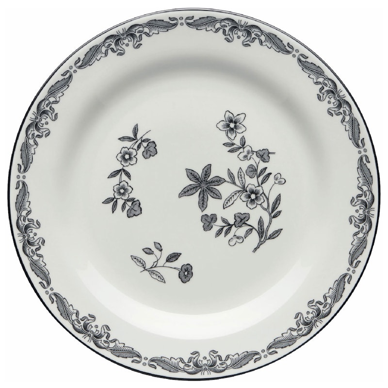 Ostindia Black Plate, 21 cm