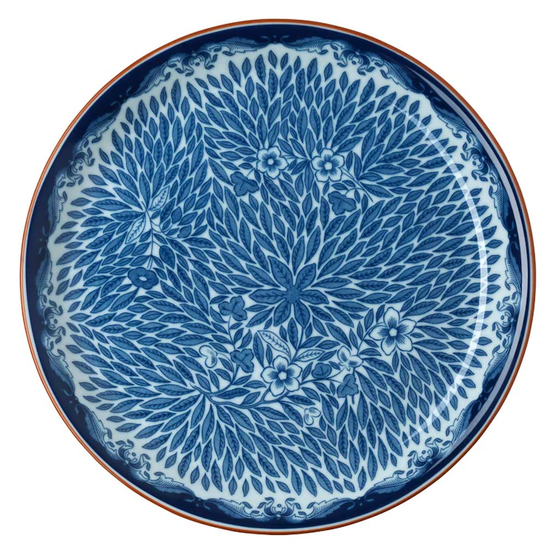 Ostindia Floris Plate 20 cm, Blue