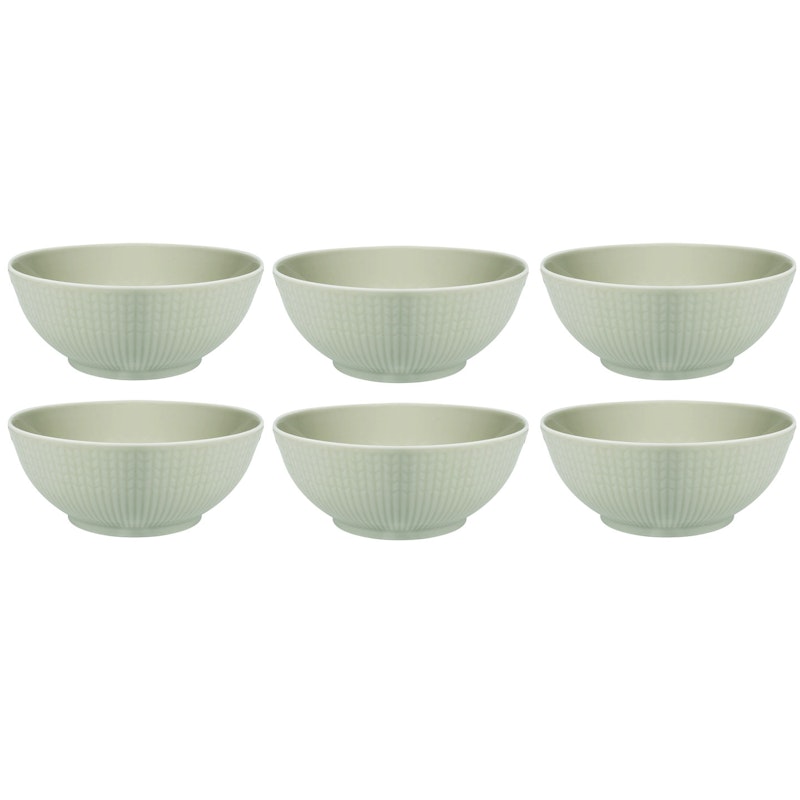 Swedish Grace Bowl 30 cl 6-pack, Meadow (Light Green)