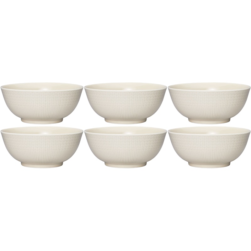 Swedish Grace Bowl 60 cl 6-pack, Oat (Beige)