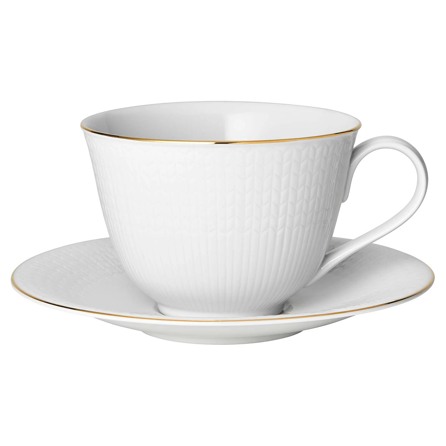 Swedish Grace Gala Tea Cup & Saucer, 45 cl | RoyalDesign