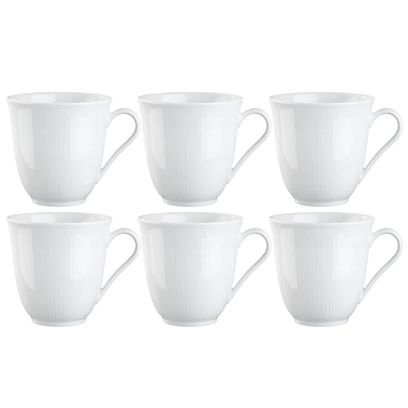 Swedish Grace Mug 30 cl 6-pack, Snow