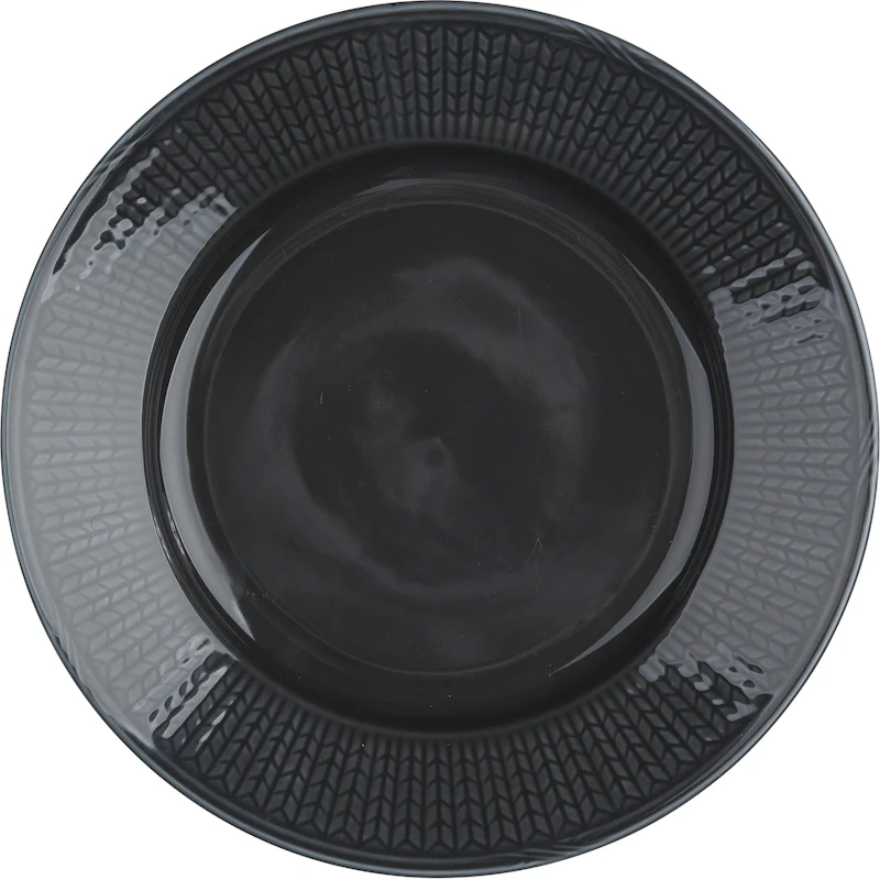 Swedish Grace Plate 21 cm, Stone (Dark Grey)